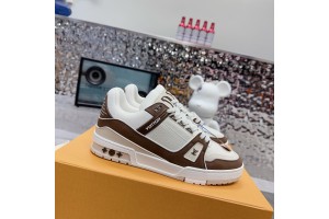 LV Trainer Sneaker - Brown White  LV-TR036