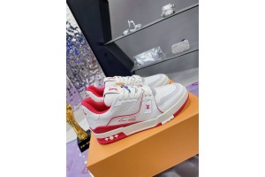 LV Trainer Sneaker - Red White LV-TR039
