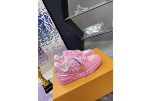 LV Trainer Demin Sneaker - Pink White LV-TR050