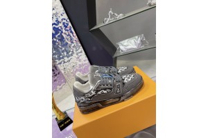 LV Trainer Demin Sneaker - Black White LV-TR051