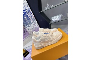 LV Trainer Demin Sneaker - Light Orange White LV-TR052