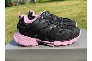 Balenciaga Led Track Low-Top Black Pink Sneakers  