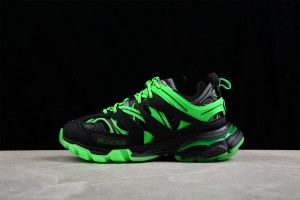 Balenciaga Track Sneaker Black - Green Glow