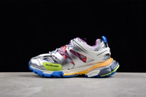 Balenciaga Track Low Top Sneakers In Multicolor