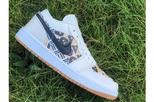 Air Jordan 1 Low Sail Black-Multi-Color