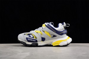 Balenciaga Track Sneaker Gray Navy Yellow  B-TRS-11