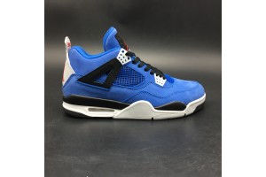 Air Jordan 4 Encore Blue Black Grey Red 