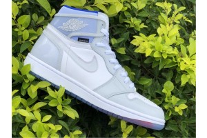 Air Jordan 1 Retro High Zoom White Racer Blue 