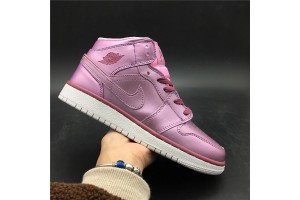 Air Jordan 1 Mid Pink Rise (GS)