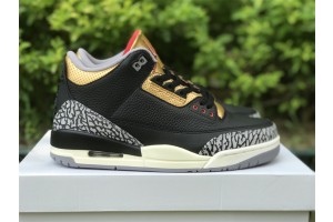 Air Jordan 3 WMNS Black Gold 