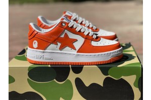 A Bathing Ape Bape Sta Low Orange 