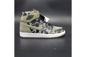 Air Jordan 1 Camo Green camouflage