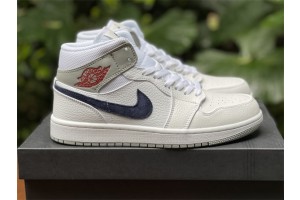 Air Jordan 1 Mid Paris White (2022)