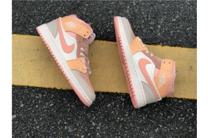 Air Jordan 1 Mid Apricot Orange (W)