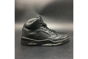 Air Jordan 5 Retro Premium Triple Black 