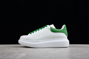 McQueen Oversized Sneaker Leath S.Rubb Larry Green - White 