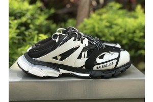 Balenciaga Track Sneaker Mule in Black White 