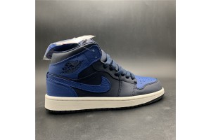Air Jordan 1 Mid Obsidian Game Royal