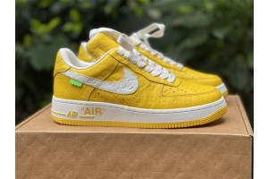 LV  x Nike Air Force 1 Low ‘Yellow’ 