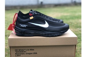 2018 OFF WHITE x Nike Air Max 97 Black 