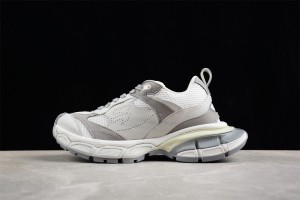Balenciaga 3XL Sneaker in white grey mesh and suede-like fabric B3XL-014