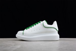 McQueen Oversized Sneaker Leath S.Rubb Larry White - Green 