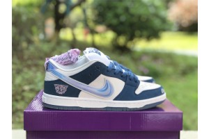 Born x Raised x Nike SB Dunk Low White Blue (2023) 