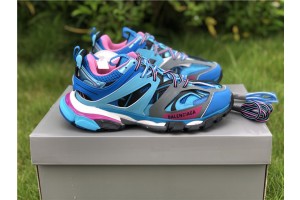 Balenciaga Track Trainer Light Blue Pink 