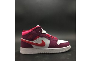 Air Jordan 1 Mid True Berry Rush Pink (GS)