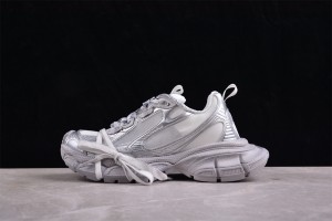 Balenciaga 3XL mesh fabric Sneaker in grey sliver - B3XL-036