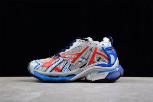 Balenciaga Runner Sneaker Grey - Blue - Red BGRN-004