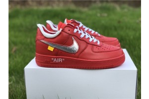 Off-White x Nike Air Force 1 Low Red 