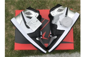 Air Jordan 1 Retro High Silver Toe 