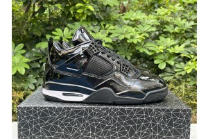  Air Jordan 4 Retro 11Lab4 'Black Patent Leather' 