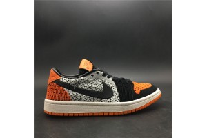 Air Jordan 1 Low Flyknit Shattered Backboard (orange color) 