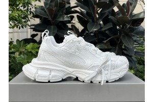 Balenciaga 3XL Sneaker in all white mesh and polyurethane