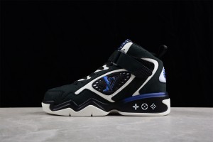 LV Trainer 2 Sneaker - Black White Blue 1AAHC6 