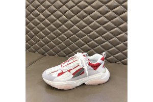Amiri Bone Runner Sneakers - 'White - Red ' - AMRBR-002