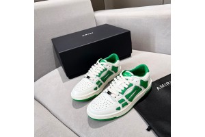 Amiri Skel Low Top Sneakers - Green - White  ASNK-005