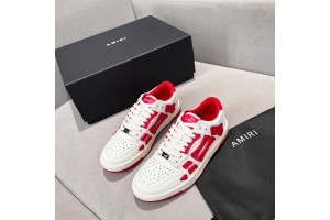 Amiri Skel Low Top Sneakers - Red - White ASNK-006