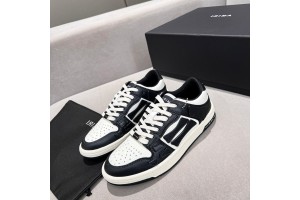 Amiri Skel Low Top Sneakers - White - Black ASNK-007