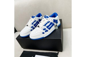 Amiri Skel Low Top Sneakers - Admiral Blue - White ASNK-019