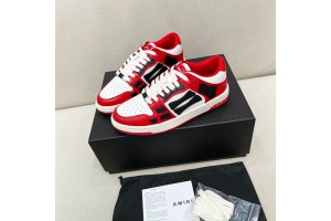Amiri Skel Low Top Sneaker - Red - Black - White ASNK-001