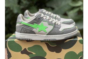 A Bathing Ape Bape SK8 Sta Grey Green 