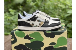 A Bathing Ape Bape SK8 Sta Black 