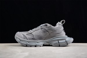 Balenciaga 3XL Sneaker in grey mesh and suede-like fabric B3XL-016