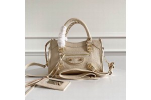 Balenciaga Ladies Classic Nano City Shoulder Bag  BGLD-009