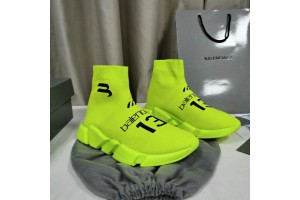 Balenciaga Speed Sneaker Fluo Green - logo 13 BLSS-009