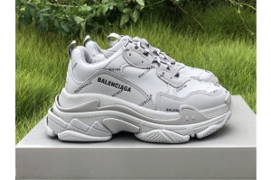 Balenciaga Allover Logo Triple S Grey 
