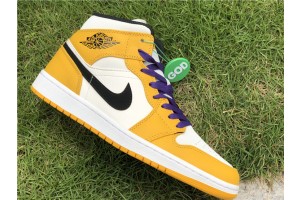 Air Jordan 1 Mid SE Lakers 